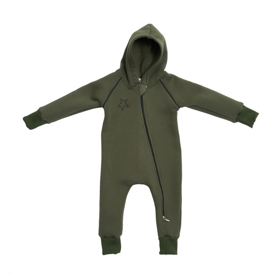 Romper Twins knitted insulated 74s khaki
