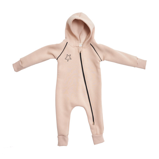 Romper Twins knitted insulated 74s beige