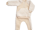 Children's suit Twins knitwear insulated Teddy 86s ecru