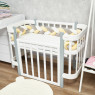 Bumper - pigtail Twins 3-strand 240 cm yellow/grеy/milk