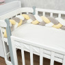Bumper - pigtail Twins 3-strand 240 cm yellow/grеy/milk