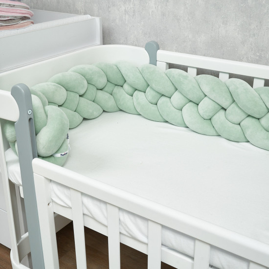 Bumper - pigtail Twins 4-strand 240 cm mint