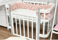 Bumper - pigtail Twins 4-strand 200 cm powder
