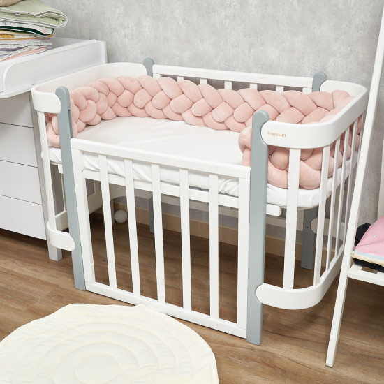 Bumper - pigtail Twins 4-strand 200 cm powder