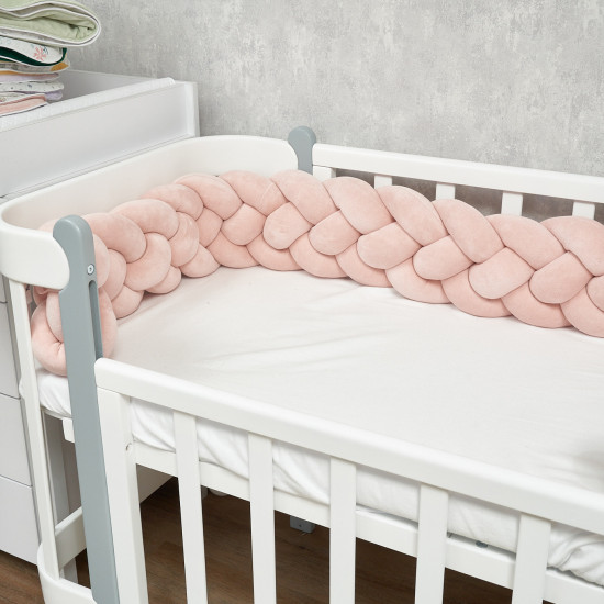 Bumper - pigtail Twins 4-strand 200 cm powder