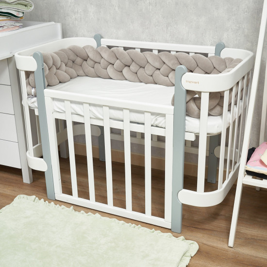 Bumper - pigtail Twins 4-strand 200 cm grey