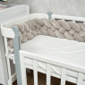 Bumper - pigtail Twins 4-strand 240 cm grey