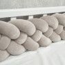 Bumper - pigtail Twins 4-strand 240 cm grey