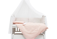Постельный комплект для детской кровати 8 эл Twins Dolce Limited Ангел коралловый
