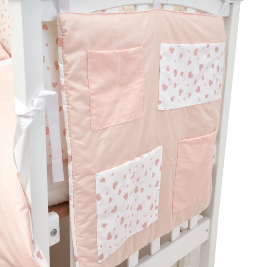 Постельный комплект для детской кровати 8 эл Twins Dolce Limited Ангел коралловый