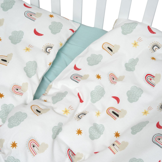 Сменная постель 3 эл Twins Comfort Soft (фланель), Радуги ментол