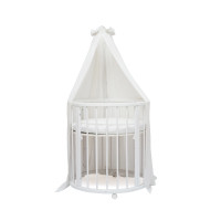 Canopy Twins Muslin white