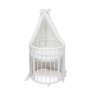 Canopy Twins Muslin white