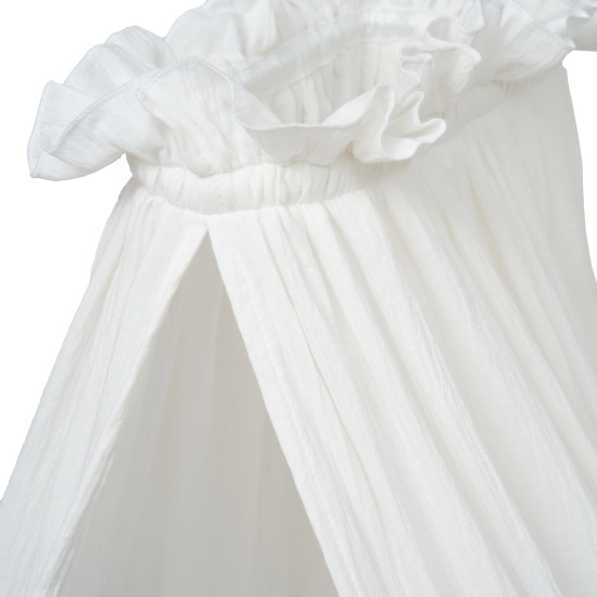 Canopy Twins Muslin white