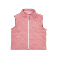 Children's vest Twins Muslin 80s pink