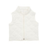 Children's vest Twins Muslin 80s white