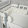 Bumper - pigtail Twins 3 strand 120 cm Ego ecru