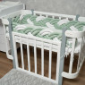 Bumper - pigtail Twins 3-strand double 260 cm white/menthol