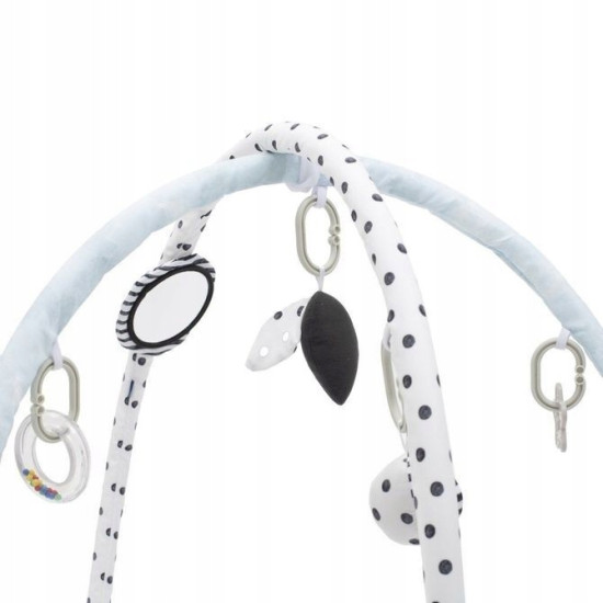 Коврик Baby Mix Месяцы серый 53100, white/grey