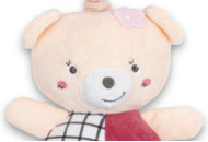 Plush musical pendant Baby Mix Bear pink 53097, bear pink