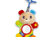 Плюшевая подвеска с вибро Baby Mix Мишка 53591, mix