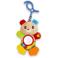 Плюшевая подвеска с вибро Baby Mix Мишка мультицвет