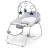 Лежак Baby Mix Зірочки зелені 53428, grey