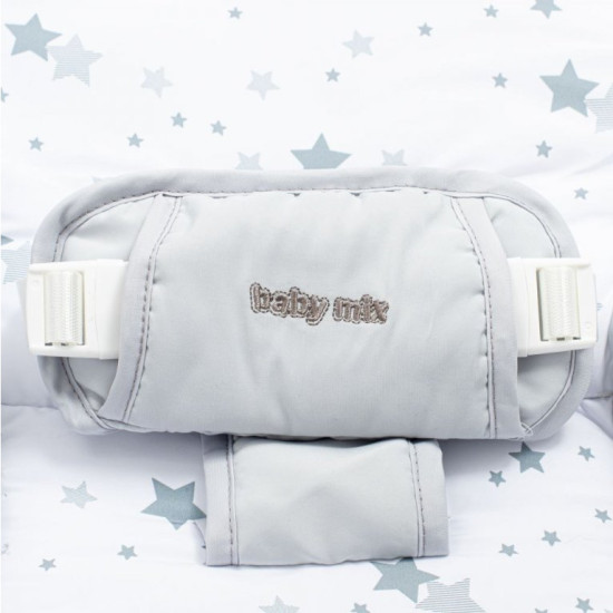 Лежак Baby Mix Зірочки зелені 53428, grey