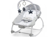 Лежак Baby Mix Зірочки зелені 53428, grey