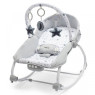 Лежак Baby Mix Зірочки зелені 53428, grey