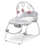 Детский лежак Baby Mix Звездочки розовые серый
