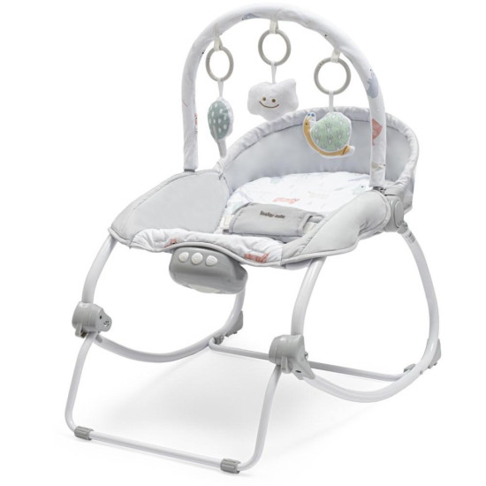 Cot Baby Mix Snail 53426, grey