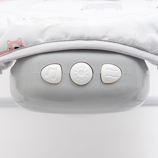 Cot Baby Mix Snail 53426, grey