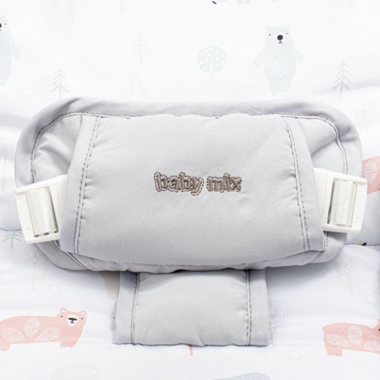 Cot Baby Mix Snail 53426, grey
