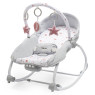 Детский лежак Baby Mix Звездочки розовые серый