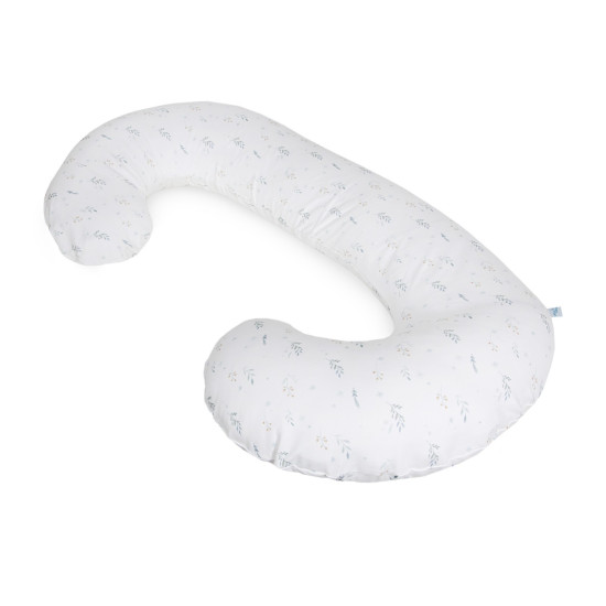 Подушка для беременных Ceba Physio Duo, Leaves, белый