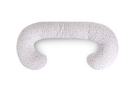 Подушка для беременных Ceba Physio Duo, Forget-me-not, белый/розовый