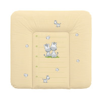 Пеленальный матрас Cebababy 75x72 Basic line,Зебра желтая, желтая