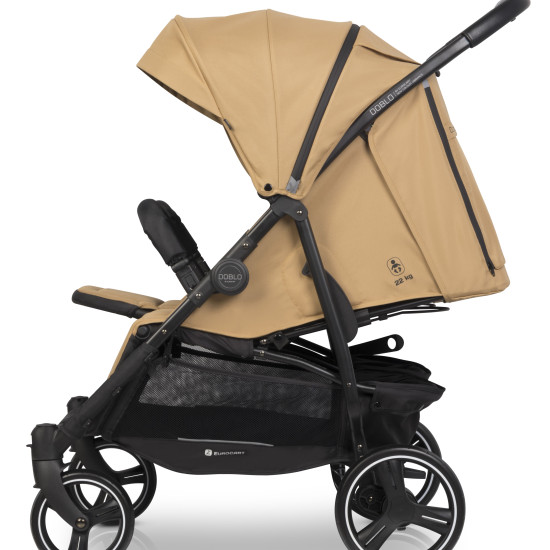 Коляска для двойни Euro-Cart Doblo 2024 Camel