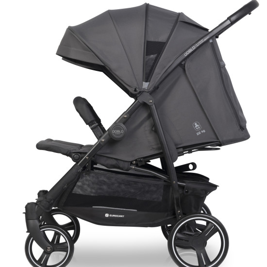 Коляска для двойни Euro-Cart Doblo 2024 Iron