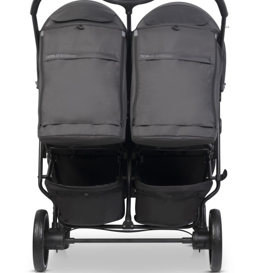 Коляска для двойни Euro-Cart Doblo 2024 Iron