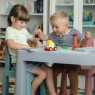 Комплект детский Teggi Multifun 1+2 (столик и 2 стула), turguoise/grey, бирюза/серый