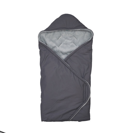 Envelope-Twins Voyage 100x100 blanket 9015-Tvavto-10, Grey, Gray