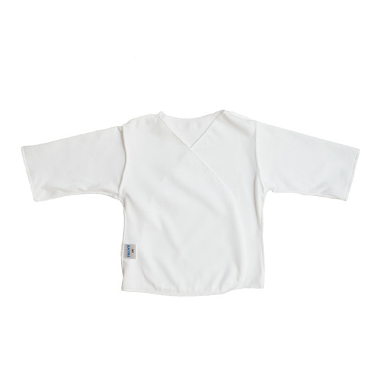 Children's shirt Twins interlock long sleeve 56s white