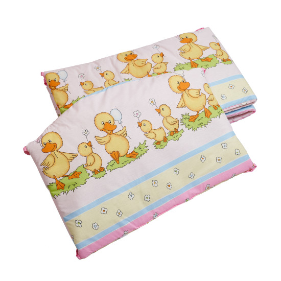 Бампер Twins Comfort Утята розовые
