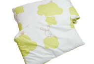 Бампер Twins Comfort 2051-C-022, Горошки зеленые, зеленый