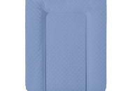 Пеленальный матрас Cebababy 50x70 Caro Premium line W-143-079-167, navy, синий