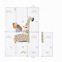 CEBABABY 40X60 WATERCOLOR WORD W-305-000-637, GIRAFFE, white