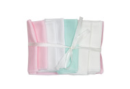 Twins Interlock 20x20 napkin (7 pcs) 1602-STI7-26, GILL, girl