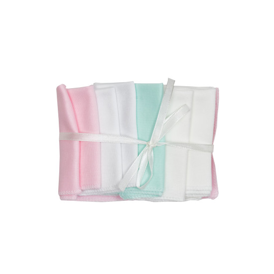 Twins Interlock 20x20 napkin (7 pcs) 1602-STI7-26, GILL, girl
